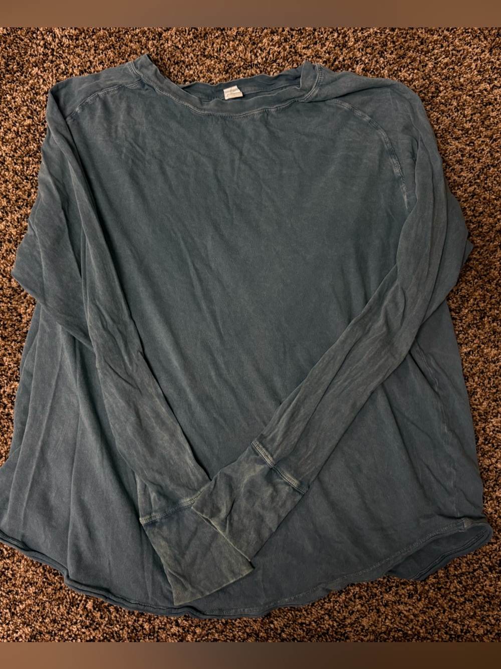 Zella Women's Long Sleeve Tee Slate Blue